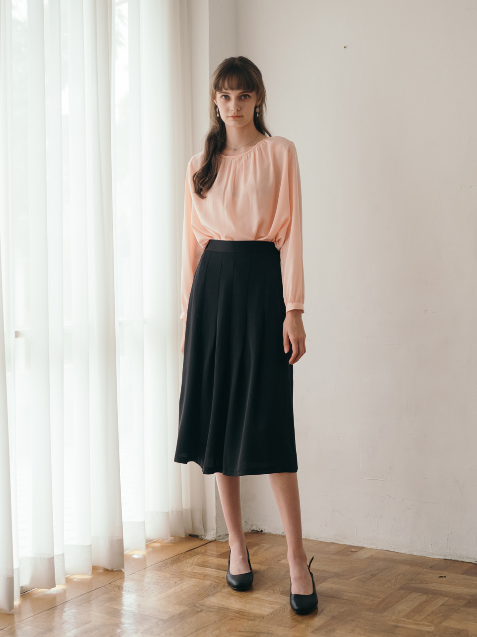 Dree Pleats Skirt (3color)
